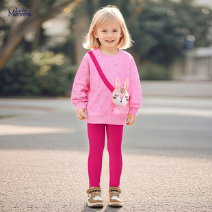 maven跨境外贸儿童套装 可爱宝宝童装 秋季 女童套装 长袖 Little