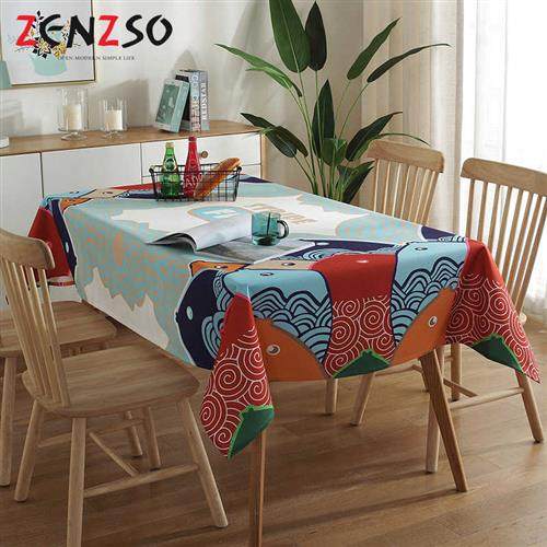 珍珠松桌布布艺欧式防水家用写字台棉麻加厚化妆台长长方形餐桌布