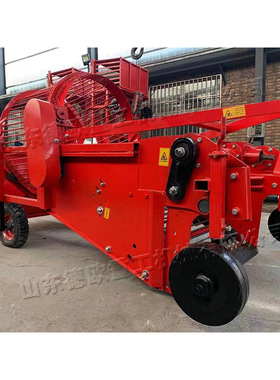 Plastic recycling machine 庄稼地废膜清理机 滚筒式根茎捡拾机