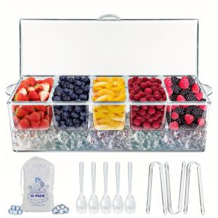 W 62198 Plastic condiment tray 塑料调味盒跨境