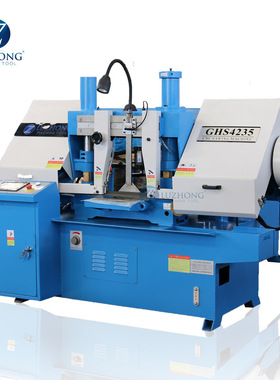 数控锯床GHS4270卧式金属带锯床液压双柱锯床线轨锯切机现货