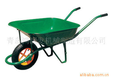 园林建筑工地用工具手推车拉货车绿色WB6411