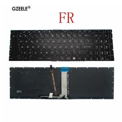French backlit FR Keyboard  MSI GT62 GT72 GOE62 GE72 GS60 GS