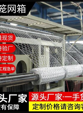 石笼网箱格宾网雷诺护p垫护坡固土网格宾石笼网墙定制防洪工地建