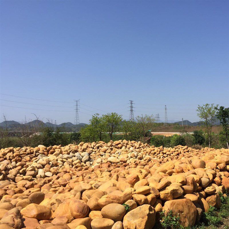 江苏泰州B品质黄蜡石厂家 广西南宁水O池造景观石太湖石驳岸