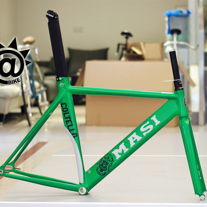 @Bike gF意大利Masi新死蝇场单速车架准备出售绿色特价