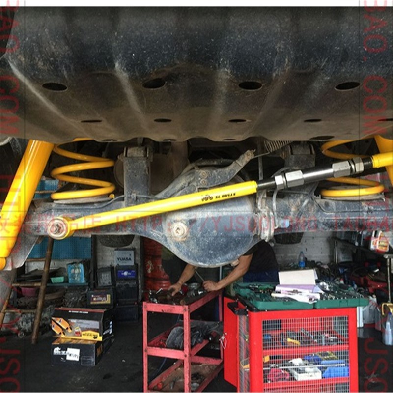 适用丰田陆地巡洋舰RZJ71r/72LC76/77/78改装前后桥可调止推杆拉