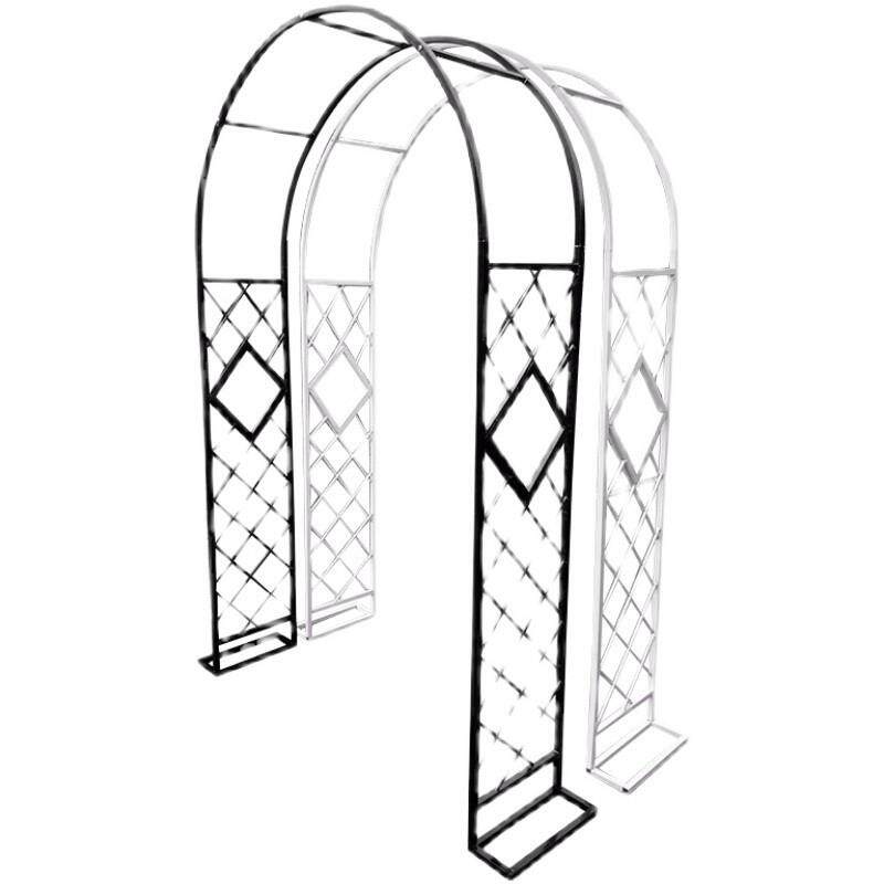 爬藤花架欧式网格爬藤架加粗拱门架子花园月季支架攀爬植物架新款