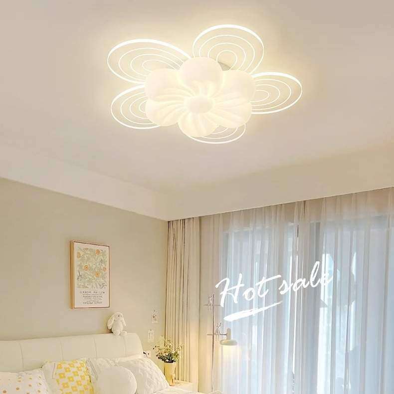 卧室吸顶灯简约现代护眼led书房灯温馨花朵ins公主少女风主卧灯具,鲜花速递/花卉仿真/绿植园艺,割草机/草坪机,淘宝优惠券,粉丝福利购,淘宝优惠卷