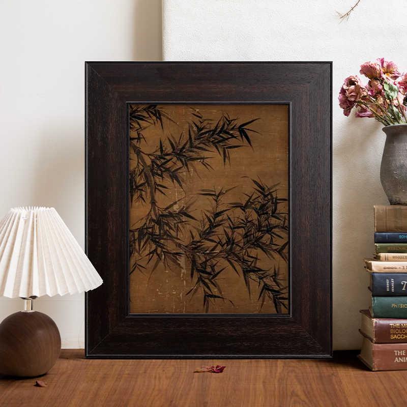 高级感小众法式复古风实木相框画廊油画空框挂墙复古装饰画装裱