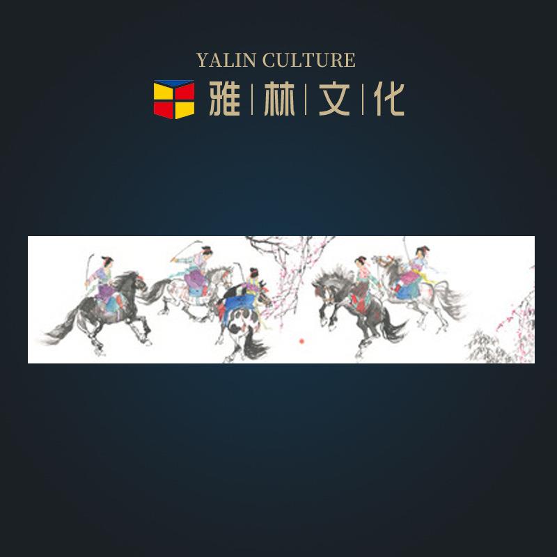 厂家直供艺术微喷家居客厅书房装饰画人物横幅字画画芯
