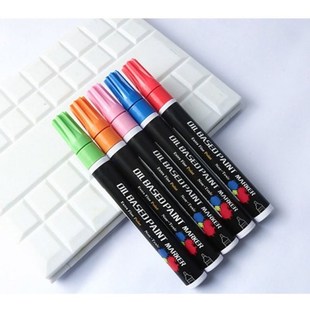 28 Colors Waterproopf Metallic Oil Based Paint Marker Pen fo