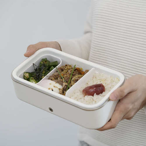 适盒A4BOX插电热免r注水自动加热保温饭盒上班族带饭菜自热便当