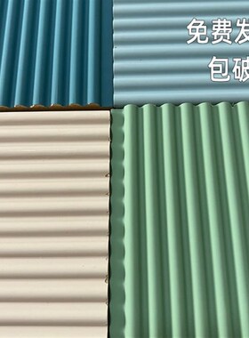 网红12厘小细圆弧形实木格w栅薄款细纹理松木格栅墙面背景造型材