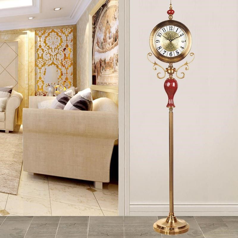 欧式客厅落地钟别墅装饰创v意座钟大号时尚现代简约大立钟美式钟,家居饰品,立钟/落地钟,淘宝优惠券,粉丝福利购,淘宝优惠卷