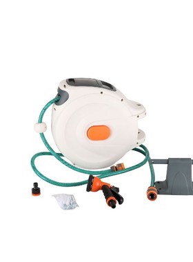 自动伸缩卷管花园收缩水鼓PVCB包纱管家用花园水管收纳园艺水管