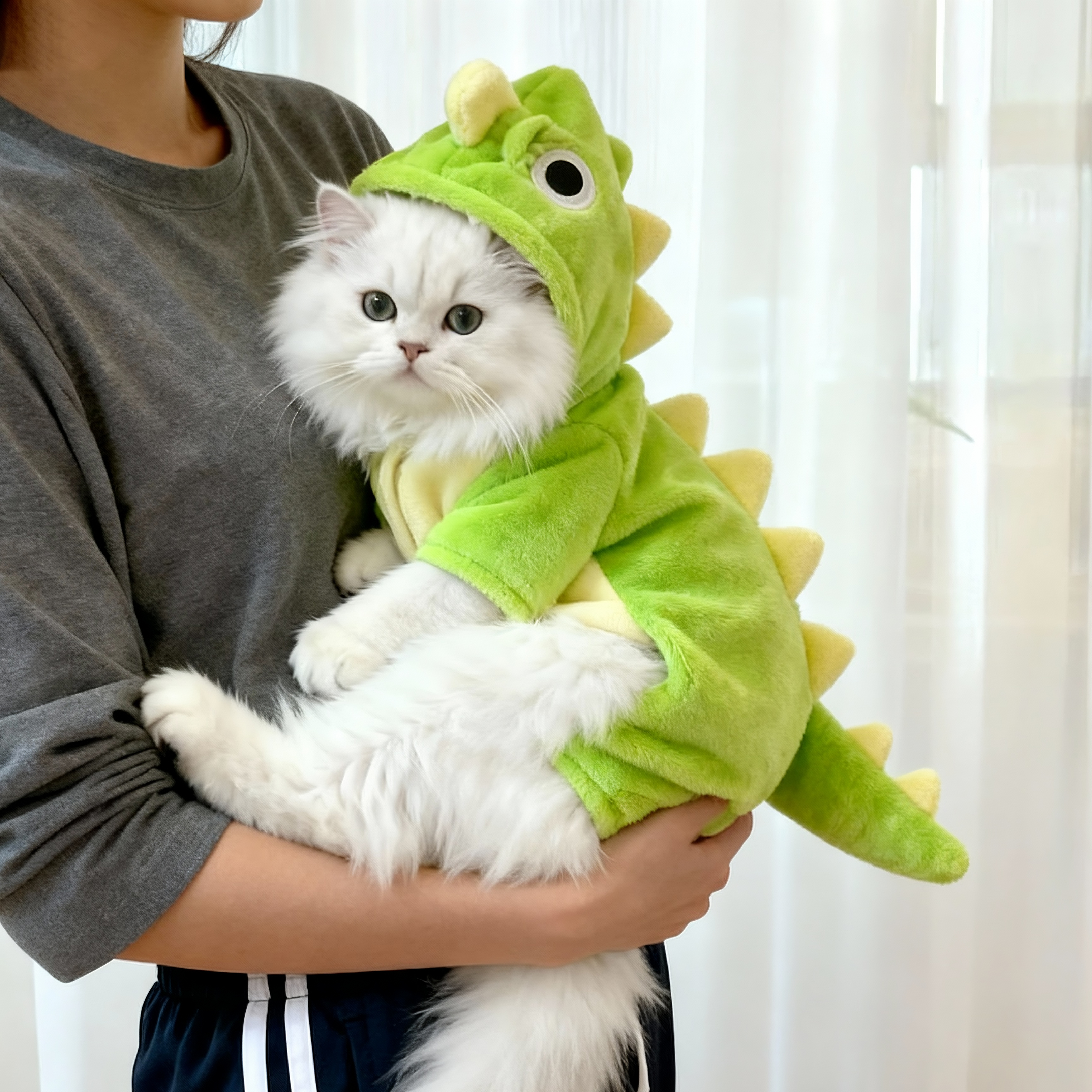 猫咪衣服秋冬保暖恐龙变身装