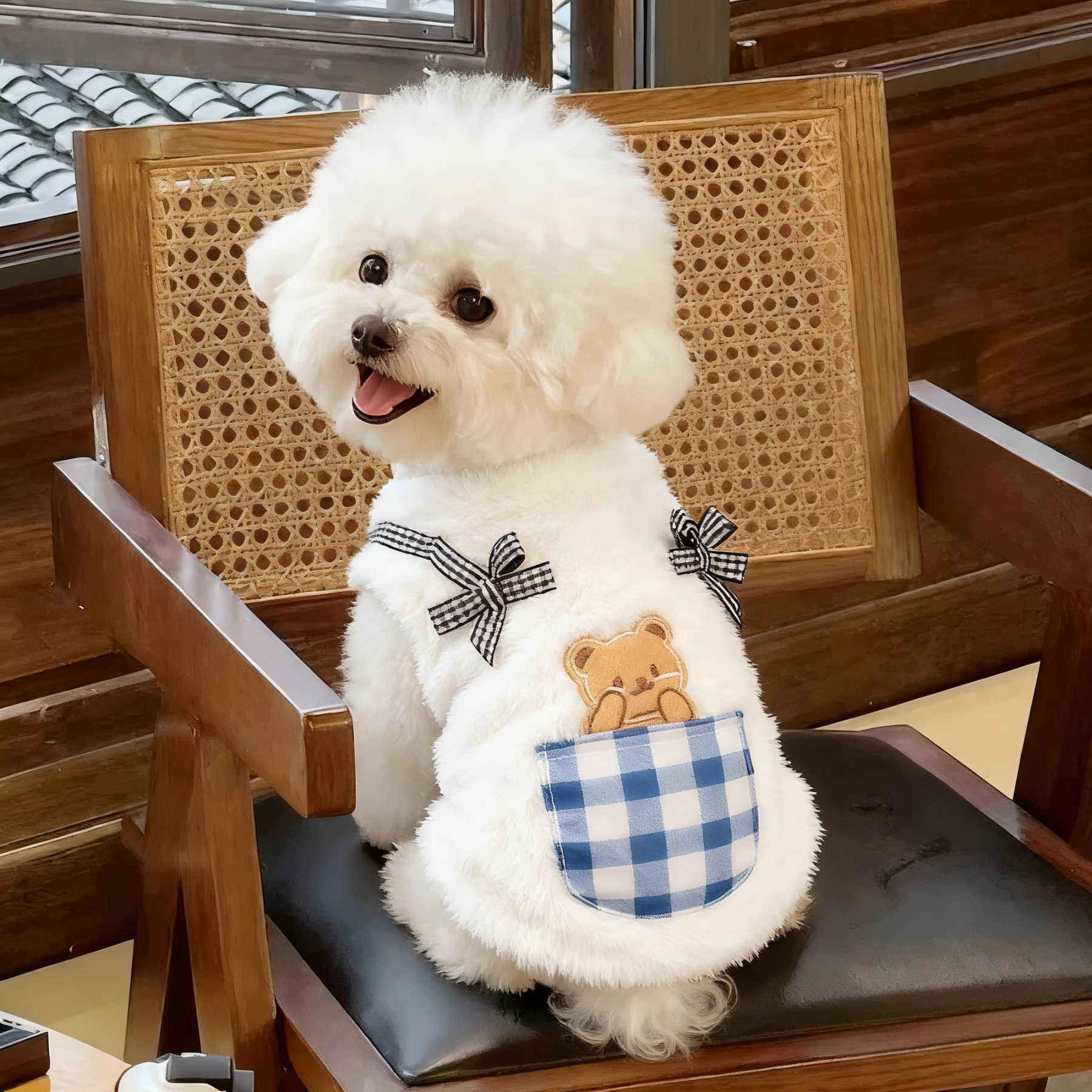 狗狗衣服秋冬保暖口袋熊卫衣