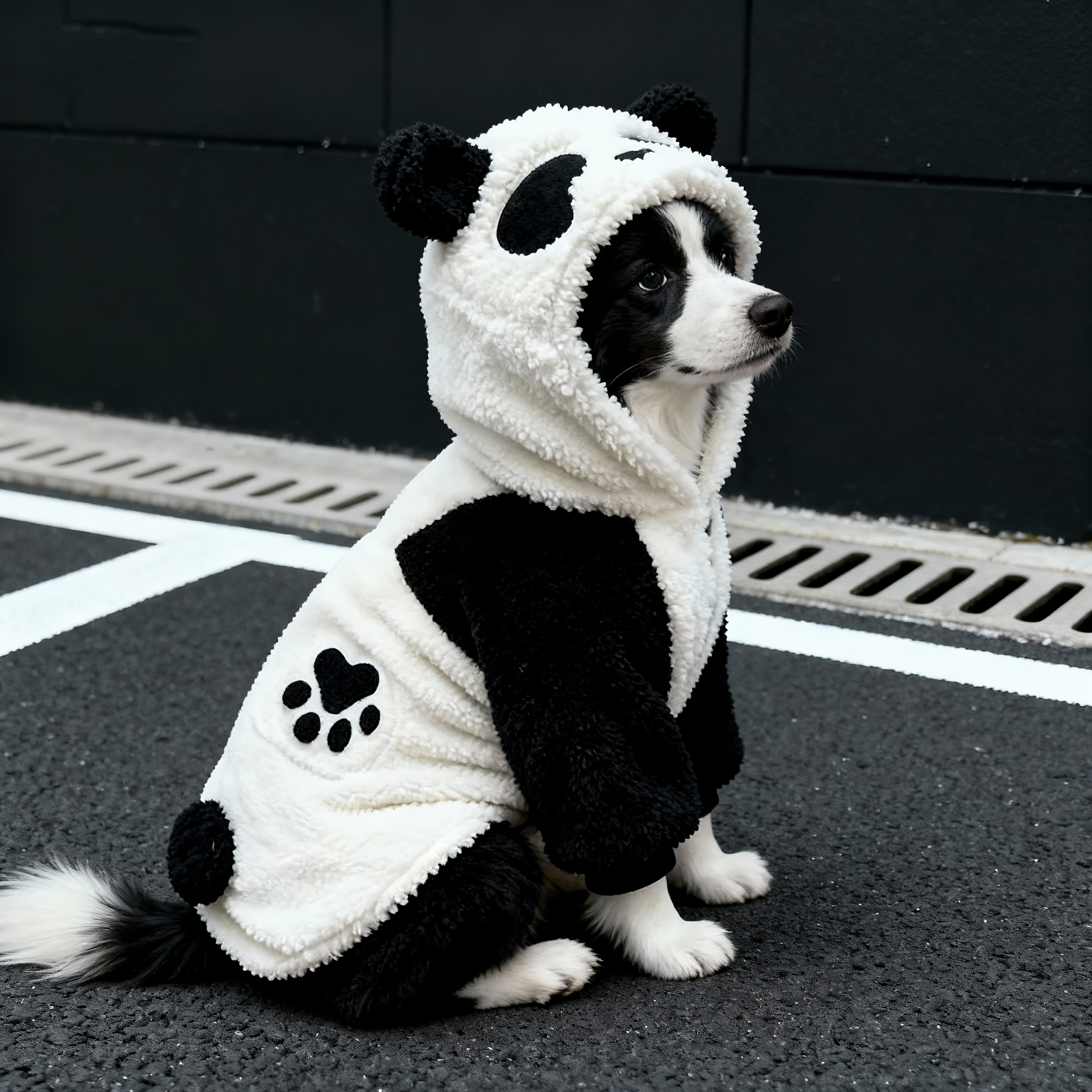 大狗衣服秋冬保暖熊猫装拉布拉多边牧金毛萨摩耶中大型犬宠物棉服