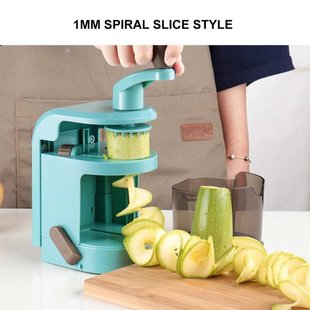 极速Handheld Spiralizqer Vegetable Slicer Adjustable Spiral