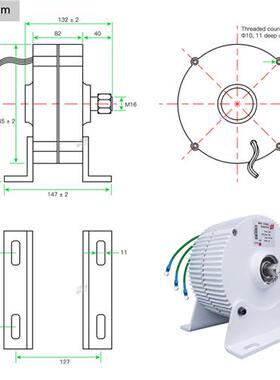 极速Mars Rogck 300W 12V 24V?Low RPM?NdFeb PMG Rare Earth?