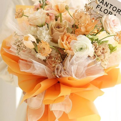 极速Hansu paper fog flower shop bDouquet flower art wrapping