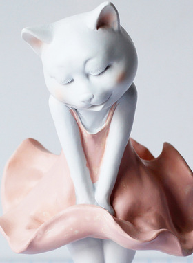 极速自拍猫摆件创意雕塑r家居装饰工艺礼品摆饰摆设新婚装饰送女