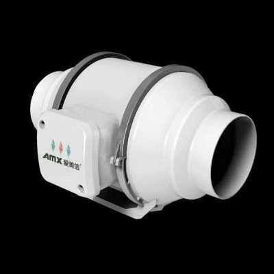 新品厂销轴流离心风机圆形管道增压排风F机 4寸6寸8寸10寸酒店排