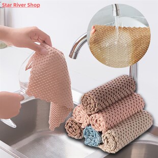 极速Kitchen Anti-grease wiping rags efficient SupeUr Absorbe