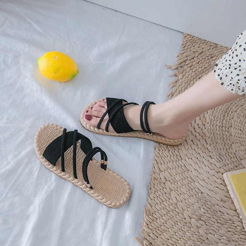 极速2021 Summer Shoes Woman Sandals Flat SandaliaUs Mujer Th