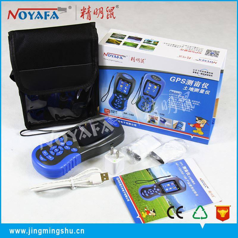 极速精明鼠NF188英文测亩仪手持GPS土地面积S测量仪农田量田仪器