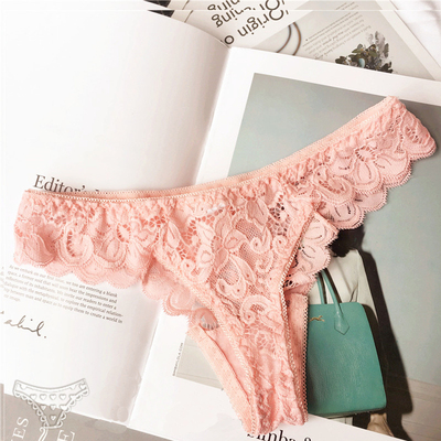 新品Pack of 5 Ladies Lace Strings Lingerie Thongs Pack .Unde