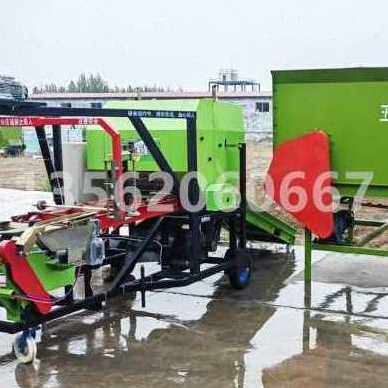 极速爆品厂销70型大o型全自动打捆包膜一体机秸秆青储打包机青贮