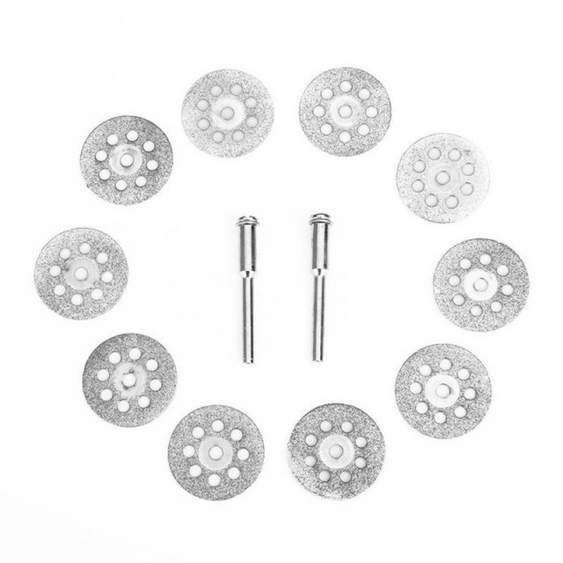 极速10Pcs e22mm Diamond Cutting Disc Grinding Wheel Wood Pla