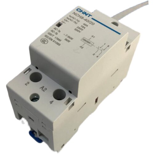 极速。正泰家用交流接触器 NCH8-40/20F 220V 40A 单相 两常开导