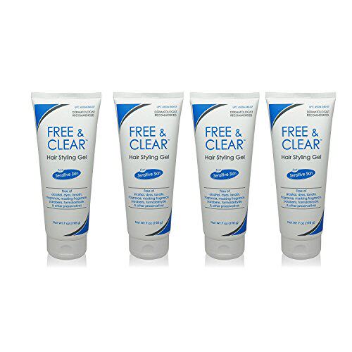 极速Free & Clear Hair Styling Gel  28H Oz  (Pack of 4) (SG_B