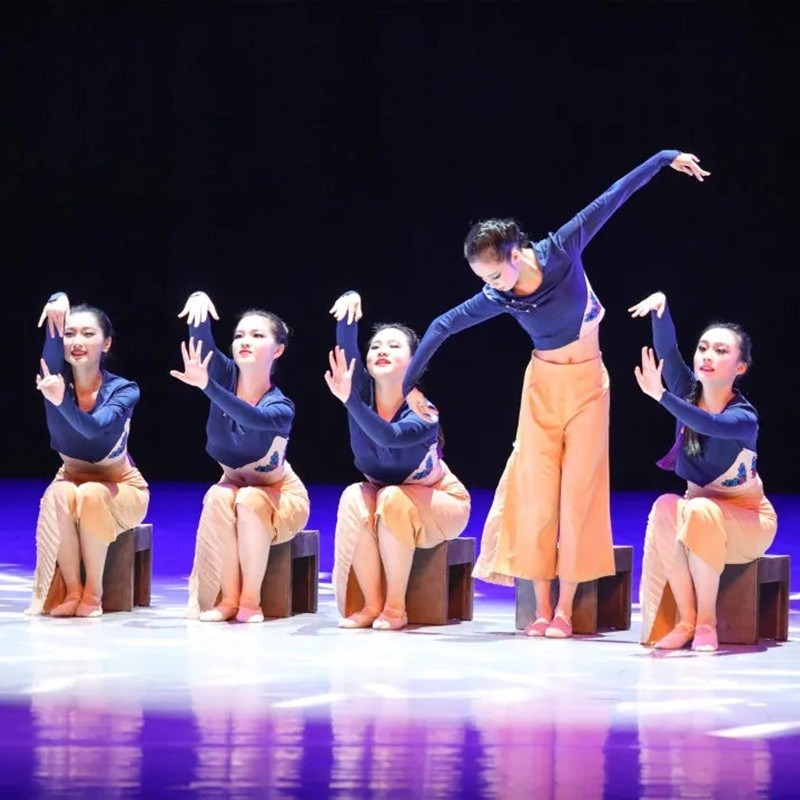 新品碇步桥水清悠悠服装女子舞蹈服E古典舞演出服道具石头小凳子