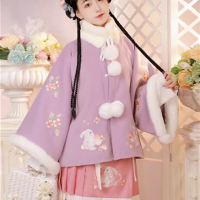 极速拜年服新年汉服中p国风2022新款女大人秋冬季新年衣服春节成