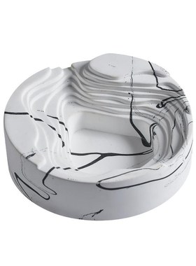 极速.cement marble ashtray home living roMom decoration offi