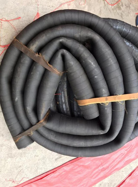 极速黑色橡胶管泥浆管打桩机排水大口径夹布管D2/3/4/5/6/8/10/12