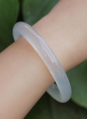 极速手镯玛瑙天然玉髓巴西条圆x红款加厚细送礼佳品no珠宝通透俏