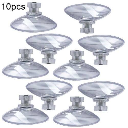 极速10PCcS Mushroom Head Clear Suction Cups Thumb Nut Strong