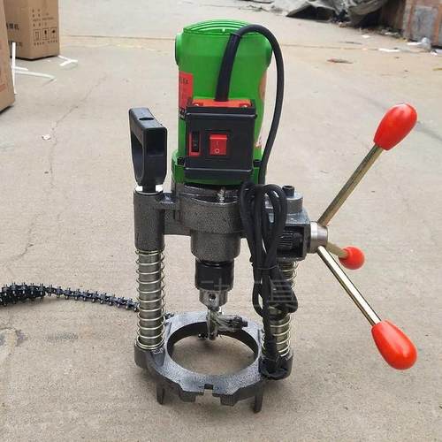 极速。管道钻孔机 轻量化消防管机三钻孔I器 链条式大功率钻孔钻2