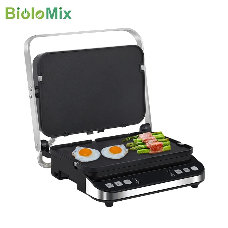 极速2000W Electric Contact Grill Digital Griddle180X Barbe
