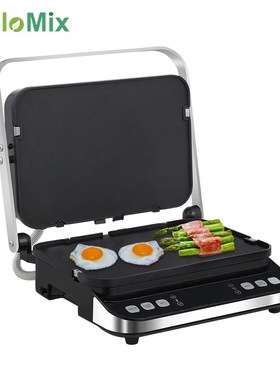 极速2000W Electric Contact Grill Digital Griddle180X Barbe