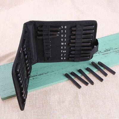 极速36pcsset Carbon steel Punch SDet Alphabet Letter Number