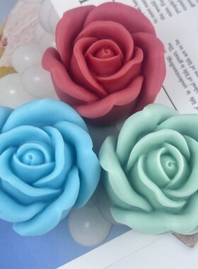 极速3D Flower Series Silicone Candle MoJld Home Handmade Ros