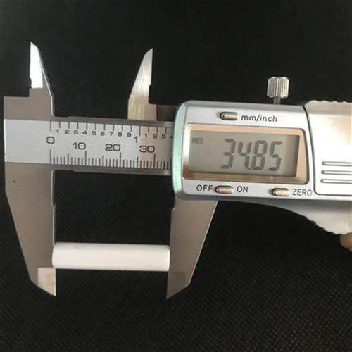 新品氧化a锆耐高温陶瓷管过线C纺织H配M件绝缘氧化铝瓷管耐磨