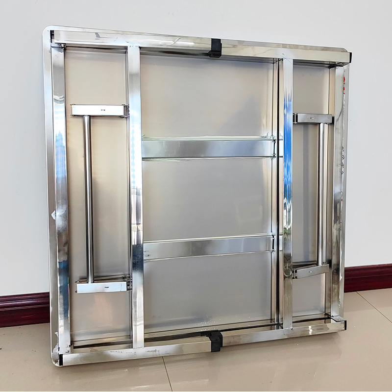 极速淄博烧烤桌子不锈钢无烟烧烤炉摆摊K折叠桌商用大排档地桌夜