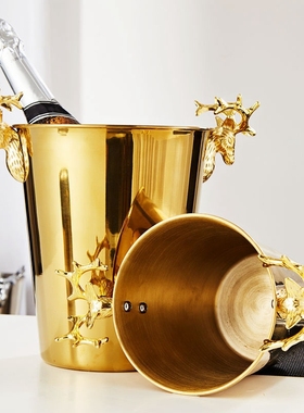 极速Ice Champagne Bucket Deer HeCad Wine Chiller Bottle Ice